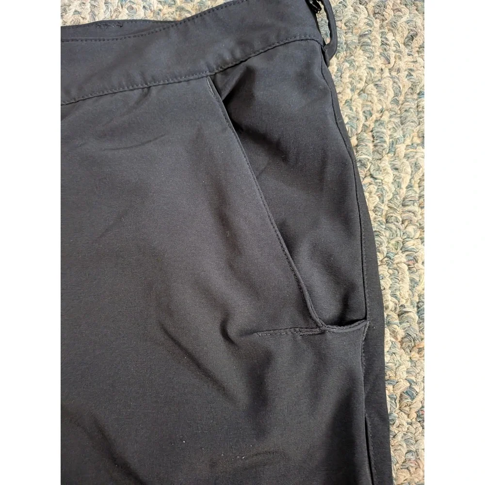 The North Face Mens Black Hiking Outdoor Pants 36x30 Short Technical Trousers